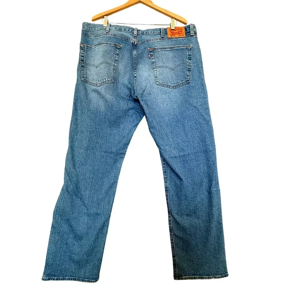 Levis 501 93 Original Jeans Mens 40x32 Medium Wash Blue Stretch